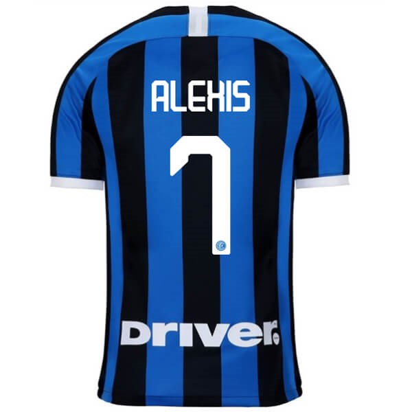 Camiseta Inter De Milán NO.7 Alexis Cancelo Replica Primera Ropa 2019/20 Azul